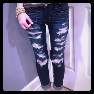 American Eagle destroyed skinny jeans